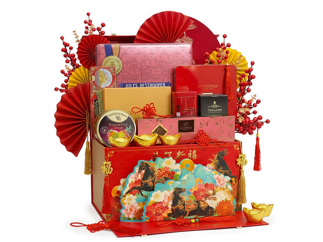 CNY Gift Hamper - Horse Year New Year Food Gift Hamper FH260x - CH20205A5 Photo